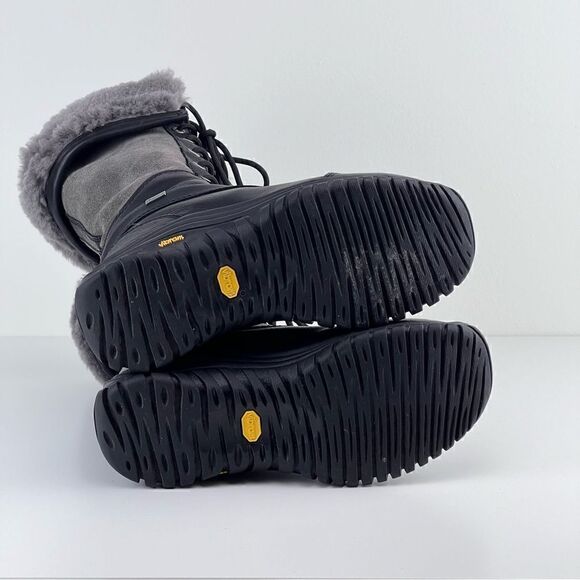 Ugg Australia Adirondack Tall Black and Gray Women’s Boots, Size 6 - Picture 10 of 10